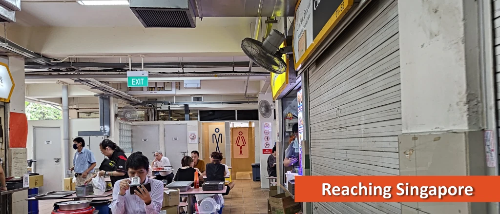 Photo of a hawker centre