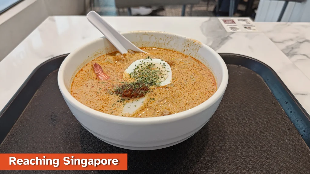 A bowl of laksa