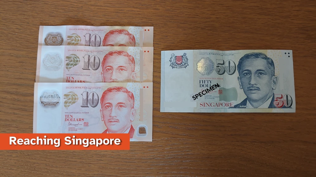 Photo of Singapore money