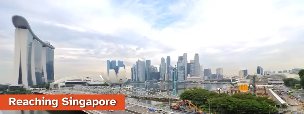 Photo of view from Benjamin Sheares Bridge